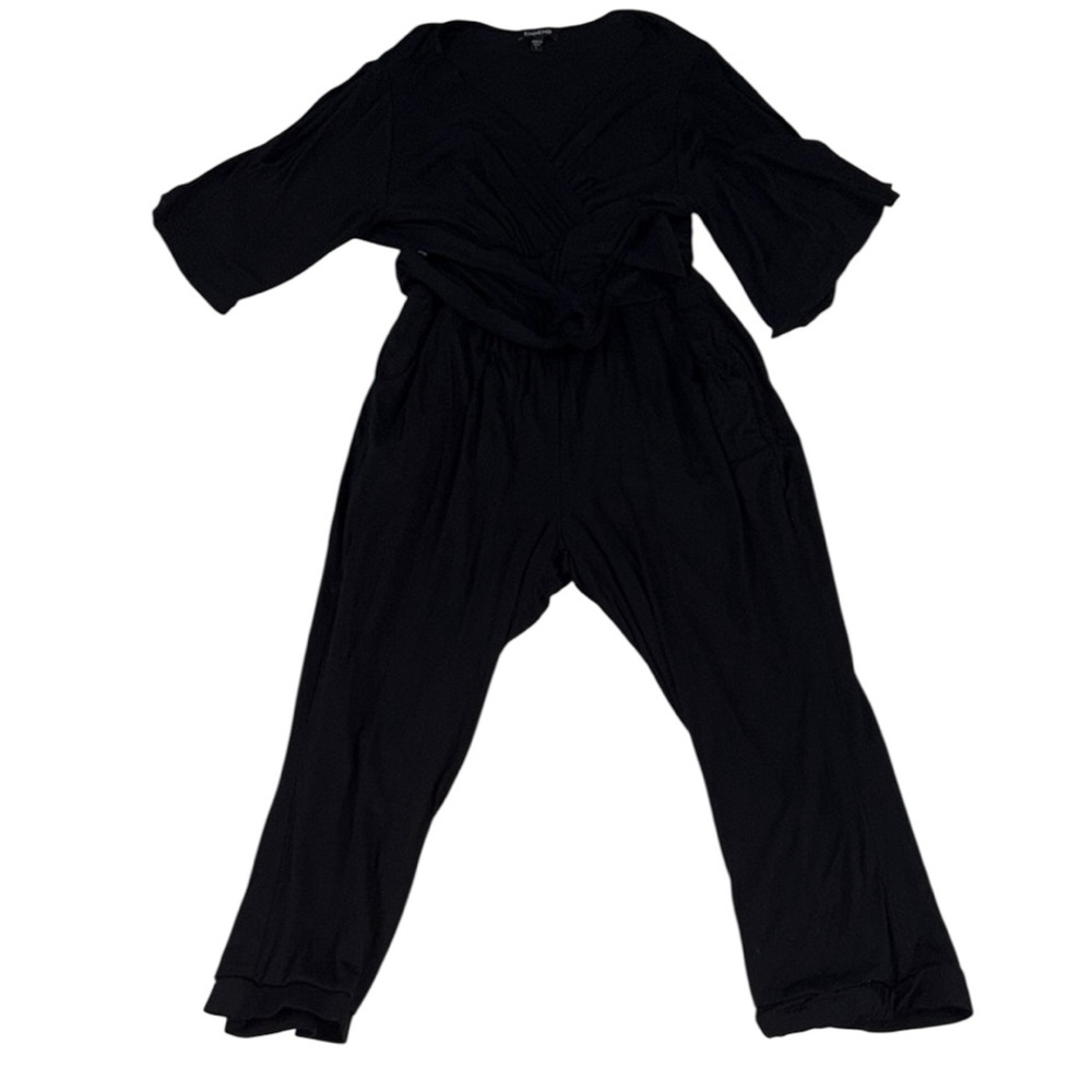 Bebe Black Women's Jumpsuit Romper Size Large